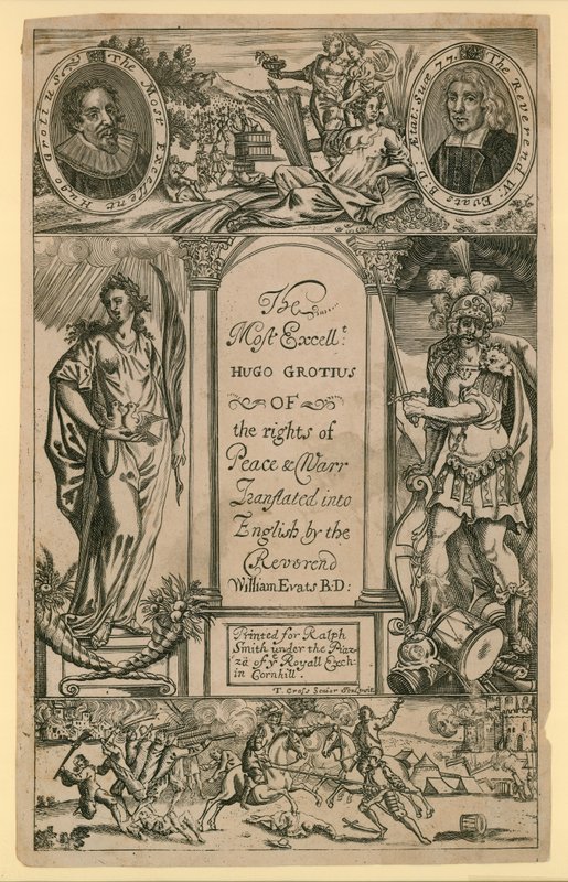 Den fornemste Hugo Grotius fra Freds- og Krigsretten af English School