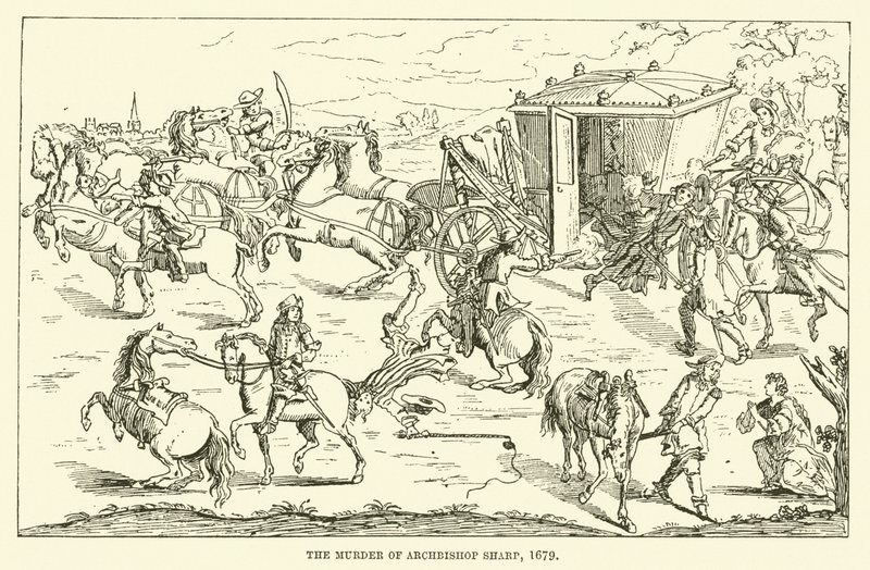 Mordet på ærkebiskop Sharp, 1679 af English School