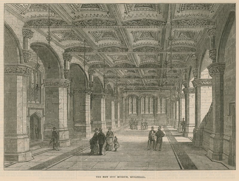 Det nye bymuseum, Guildhall, London af English School