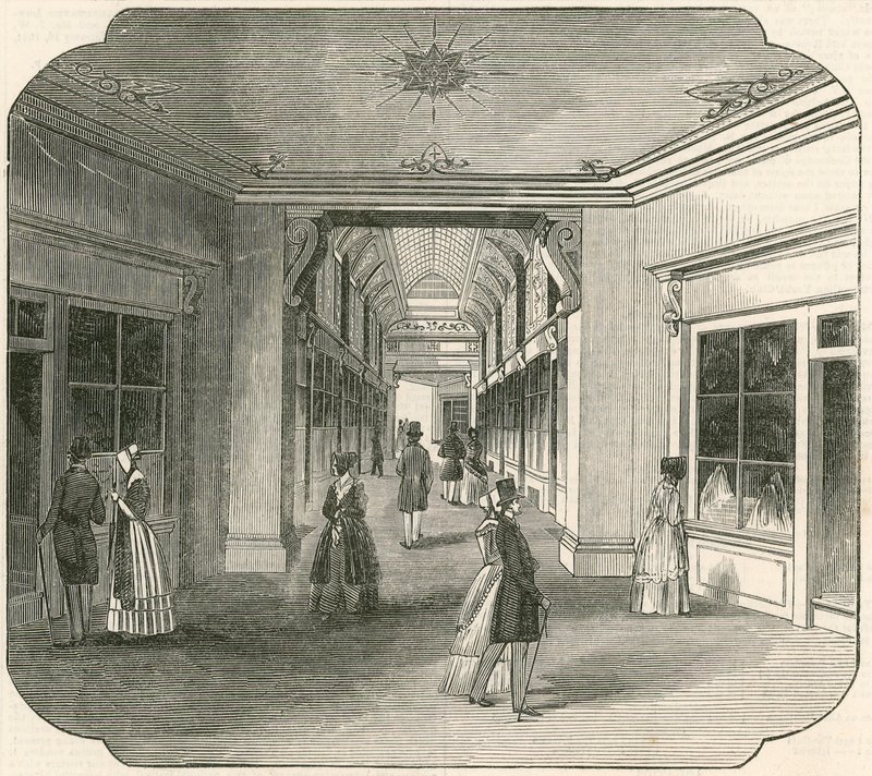 Den nye Exeter Change, Strand, London af English School