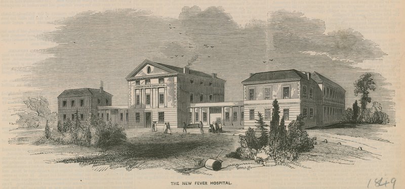 Det nye Fever Hospital, London af English School