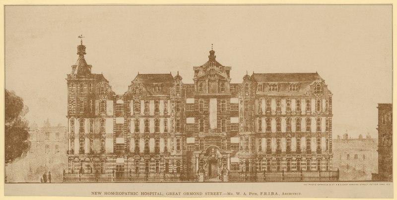 Det nye homøopatiske hospital, Great Ormond Street af English School