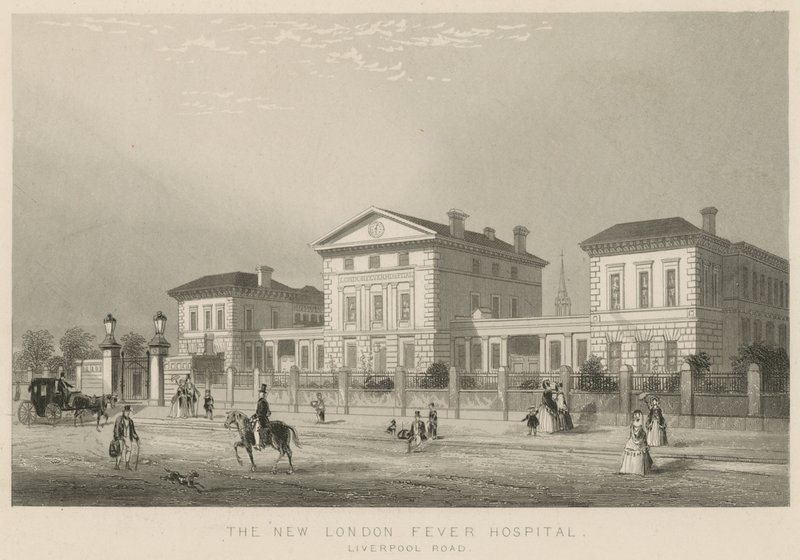 Det nye London Fever Hospital, Liverpool Road af English School