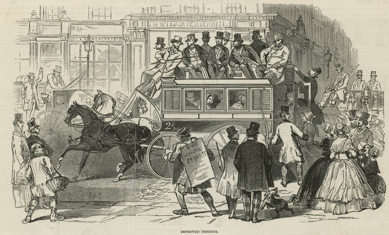 Den nyligt forbedrede Omnibus fra Adams & Co af English School