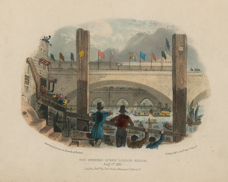 Åbningen af den nye London Bridge af English School