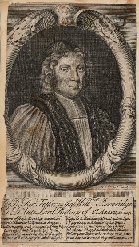 Den rigtige ærværdige Fader i Gud William Beveridge, afdøde Lord Bishop of St Asash af English School