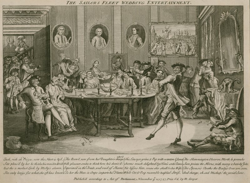 Sømændene Fleet Wedding underholdning af English School