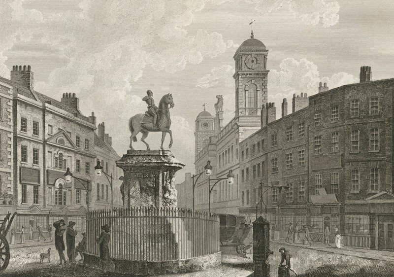Statuen af Charles I til hest af English School