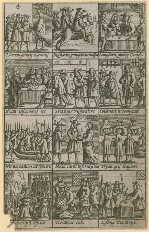Historien om Edward Coleman, der blev prøvet for forræderi den 27. november 1678 af English School