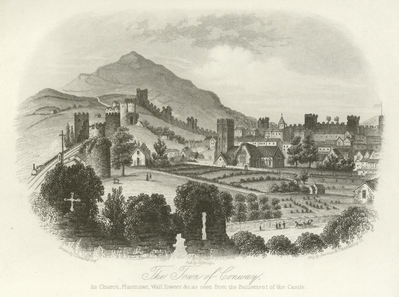 Byen Conwy, North Wales af English School
