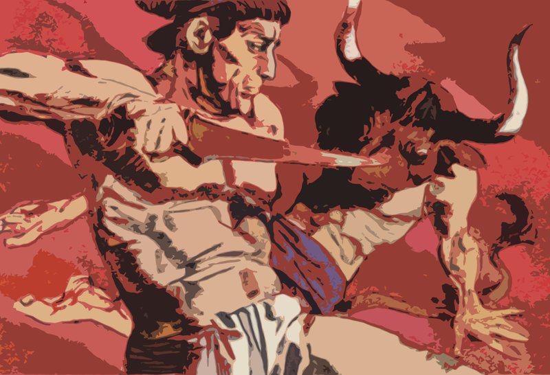 Theseus og Minotaurus af English School