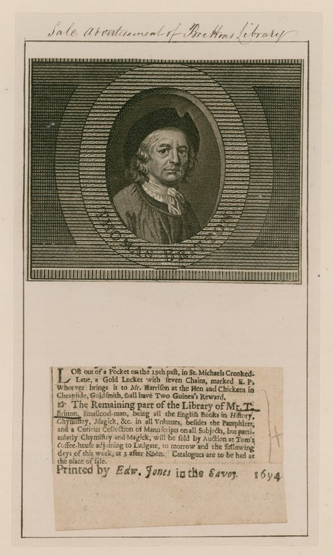 Thomas Britton, den musikalske lille kulmand af English School