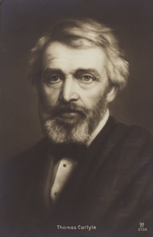 Thomas Carlyle (1795-1881), skotsk filosof, forfatter og historiker af English School