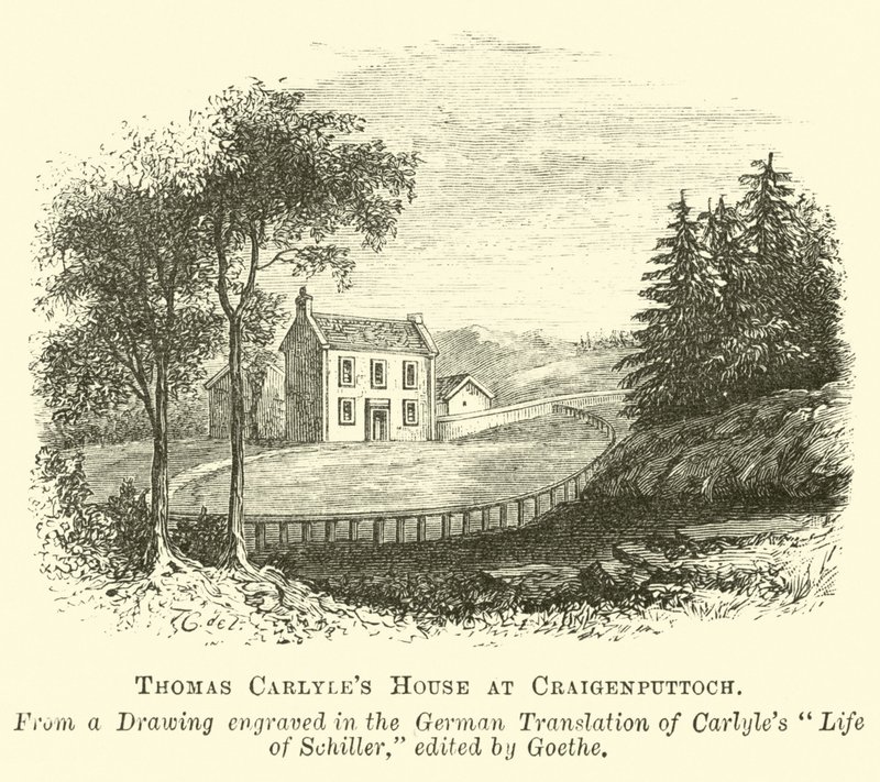 Thomas Carlyles hus ved Craigenputtock af English School