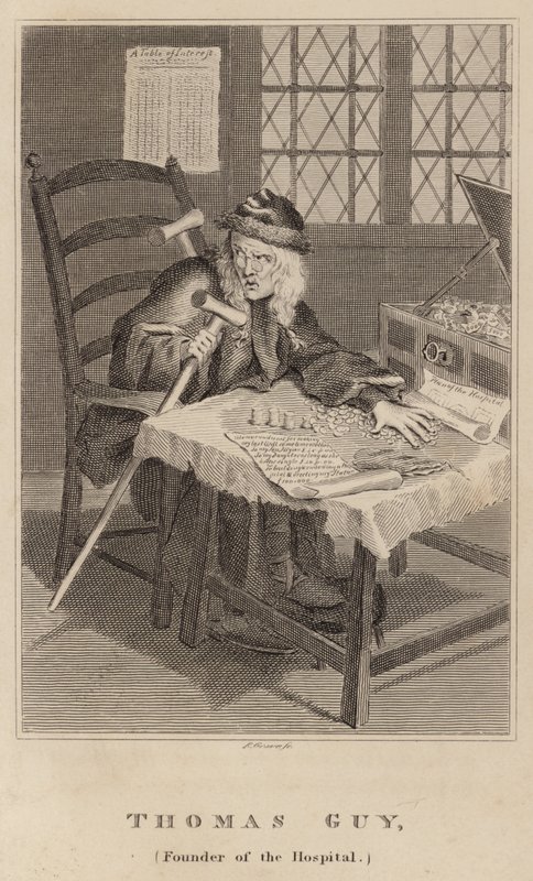 Thomas Guy, grundlægger af hospitalet af English School