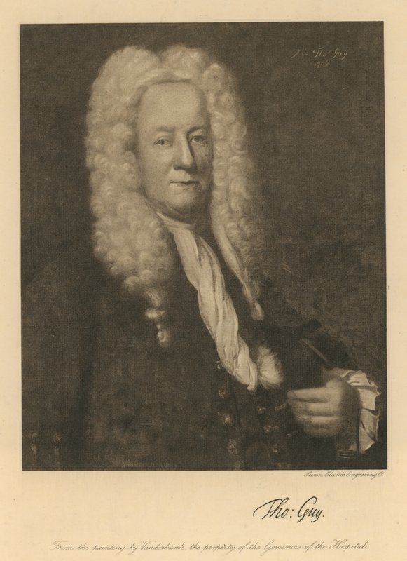 Thomas Guy, fra maleriet af John Vanderbank af English School