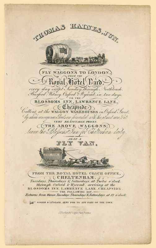 Thomas Haines. Reklame af English School