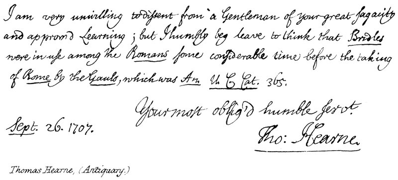 Thomas Hearne, (antikvarie) af English School