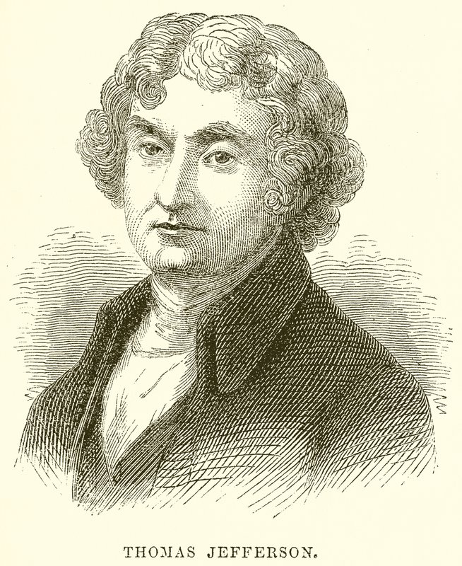 Thomas Jefferson af English School