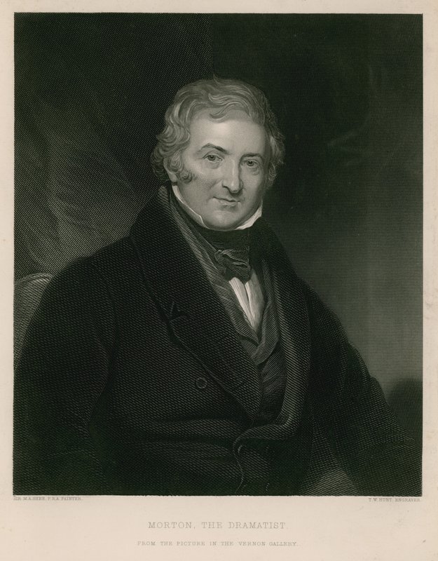 dramatiker Thomas Morton af English School
