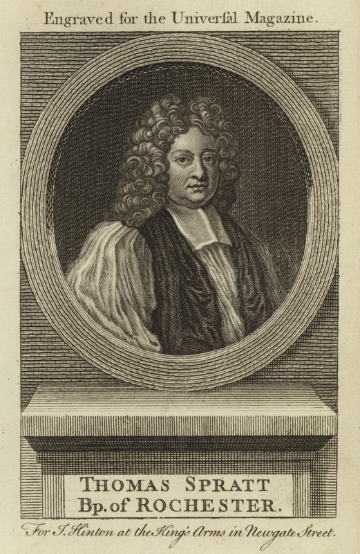 Thomas Spratt, biskop af Rochester af English School