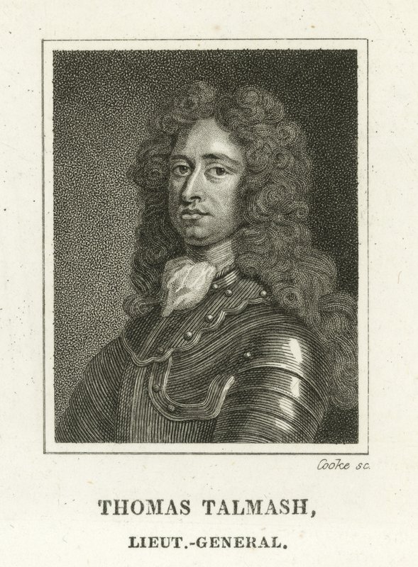 Thomas Talmash, generalløjtnant (gravering) af English School