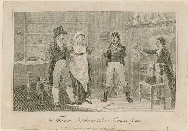 Thomas Topham, den stærke mand fra Islington af English School