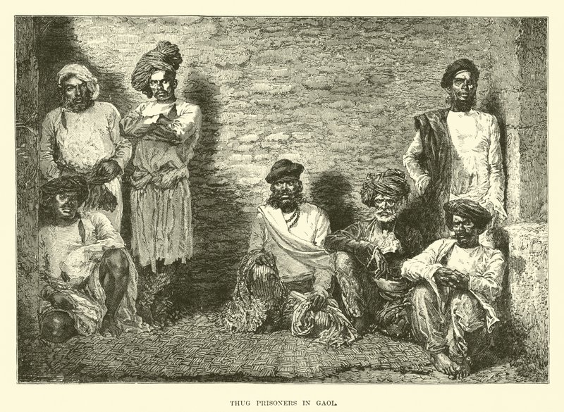 Thug prisoners in Gaol  af English School