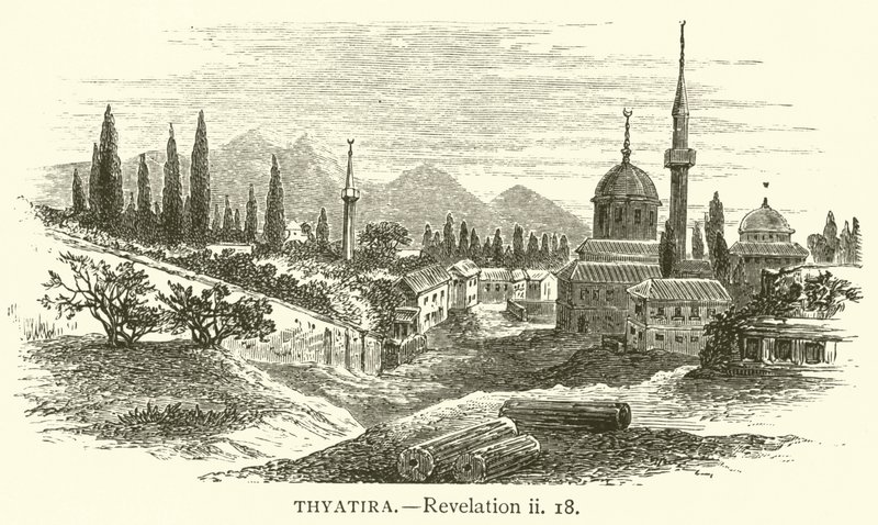 Thyatira, Åbenbaring, ii af English School