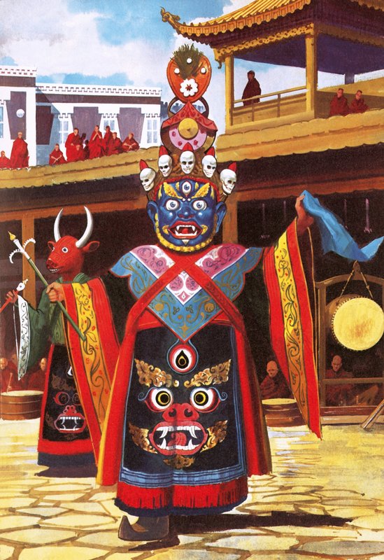 Tibetansk djævledans af English School