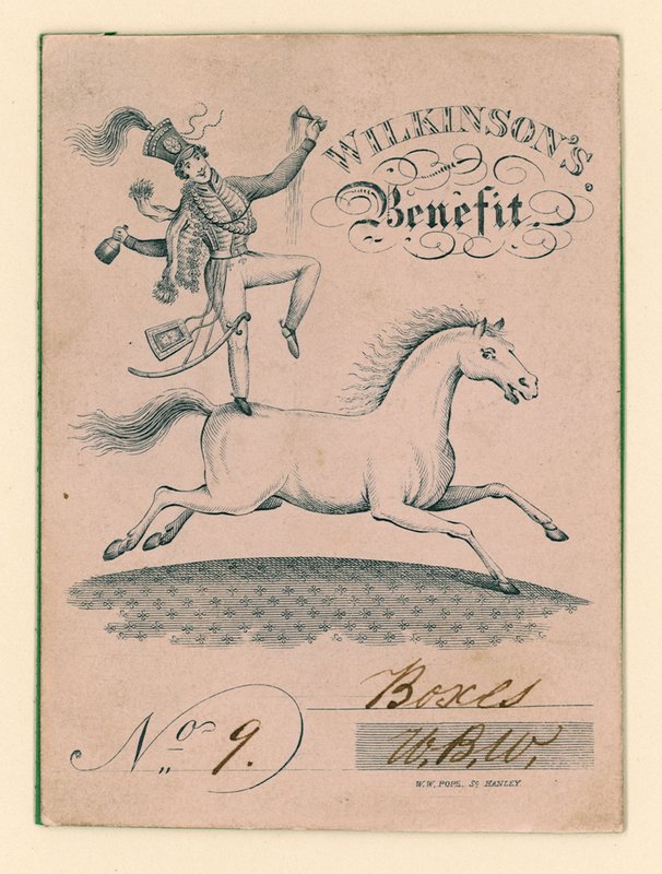 Billet til Drury Lane Theatre, London: Wilkinsons Benefit af English School