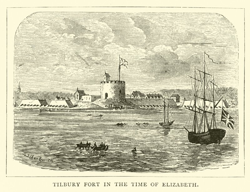 Tilbury Fort i Elizabeths tid af English School