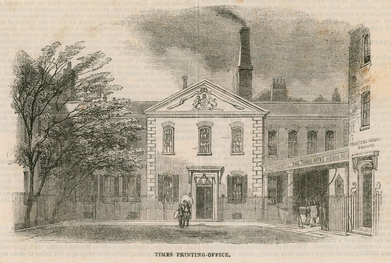 Times Printing Offices, London af English School