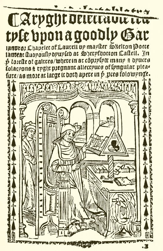 Titelside af John Skeltons Goodly Garlande af English School