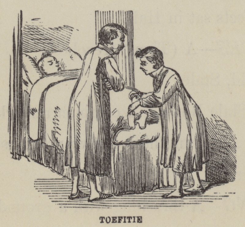 Toefitie (gravering) af English School