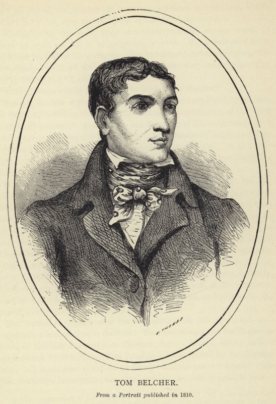 Tom Belcher, Fra et portræt udgivet i 1810 af English School