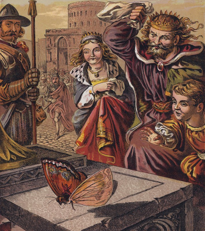Tom Thumb (farve litho) af English School