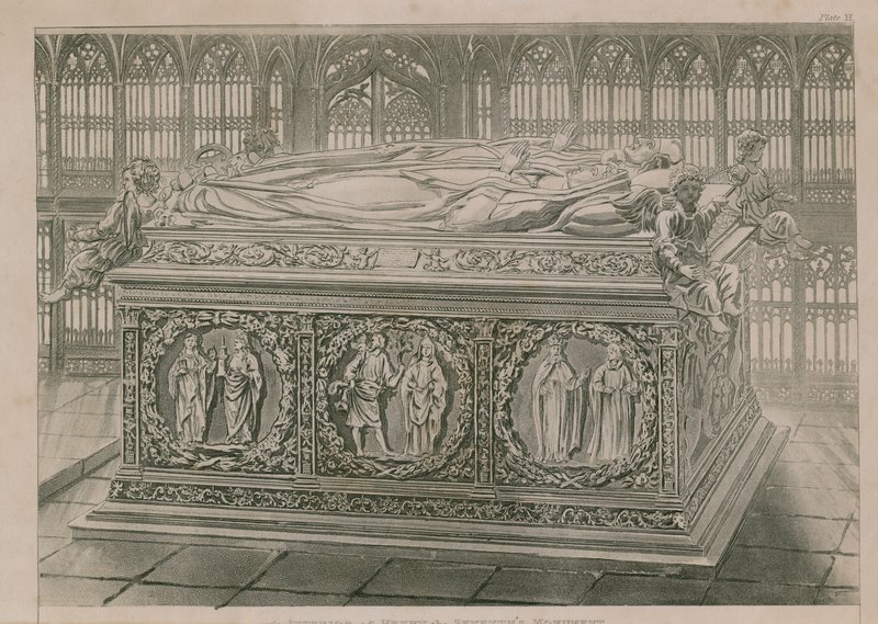 Grav i Westminster Abbey af English School