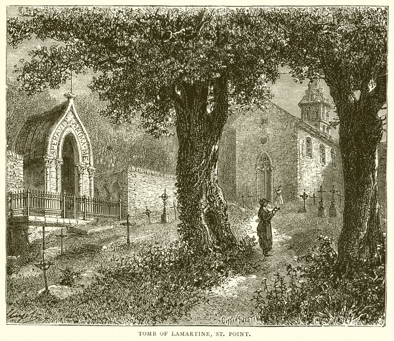 Lamartines grav, St. Point af English School