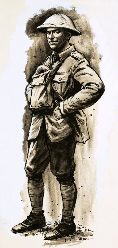 Tommy Atkins, den tilbagevendende helt fra Første Verdenskrig af English School