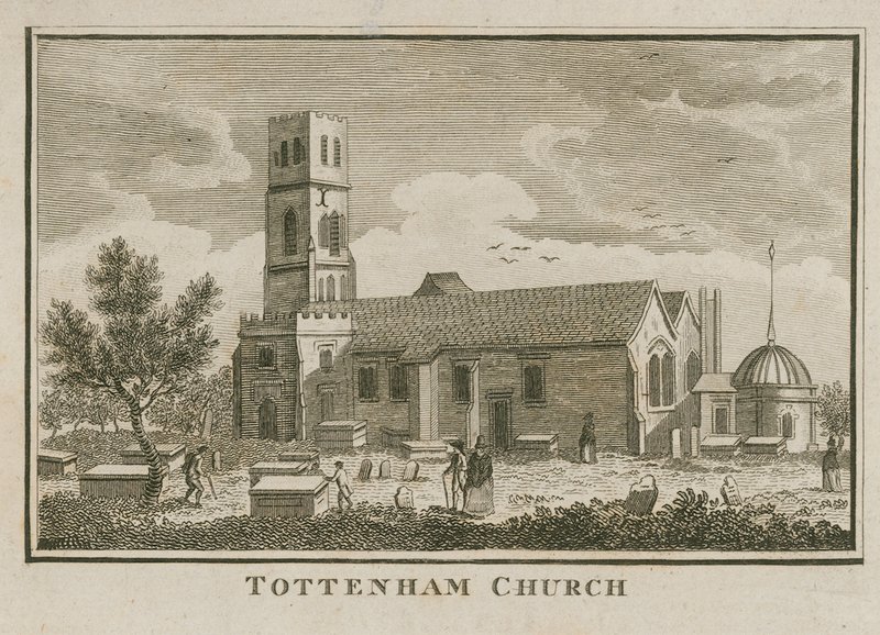 Tottenham Church, London af English School