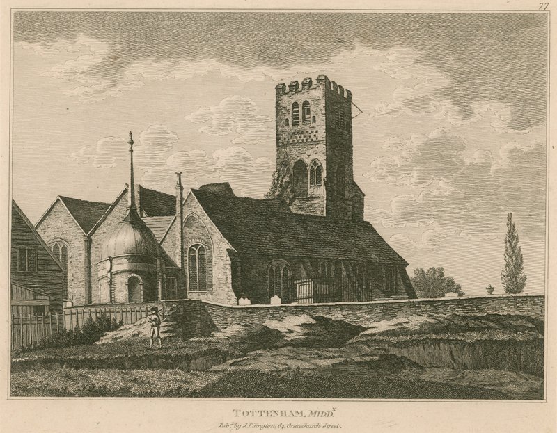 Tottenham Church, London af English School
