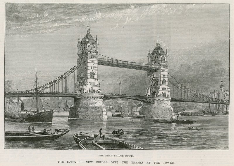 Tower Bridge, London af English School