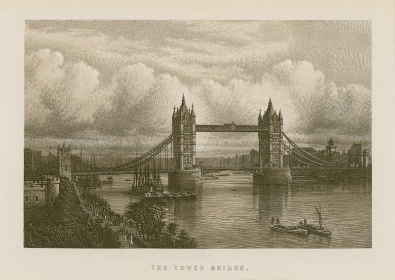 Tower Bridge, London af English School