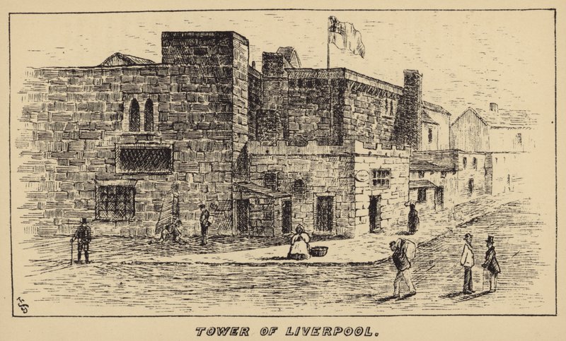 Tower of Liverpool (gravering) af English School