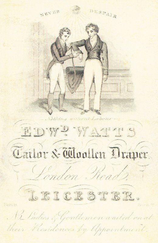 Handelskort, Edward Watts af English School