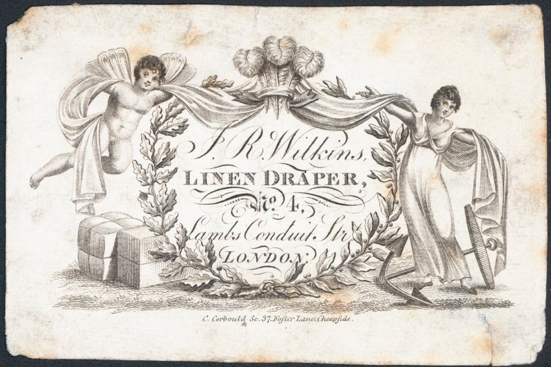 Handelskort, F R Wilkins af English School