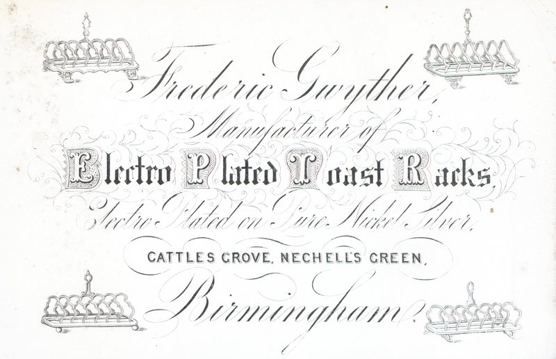 Handelskort, Frederic Gwyther af English School