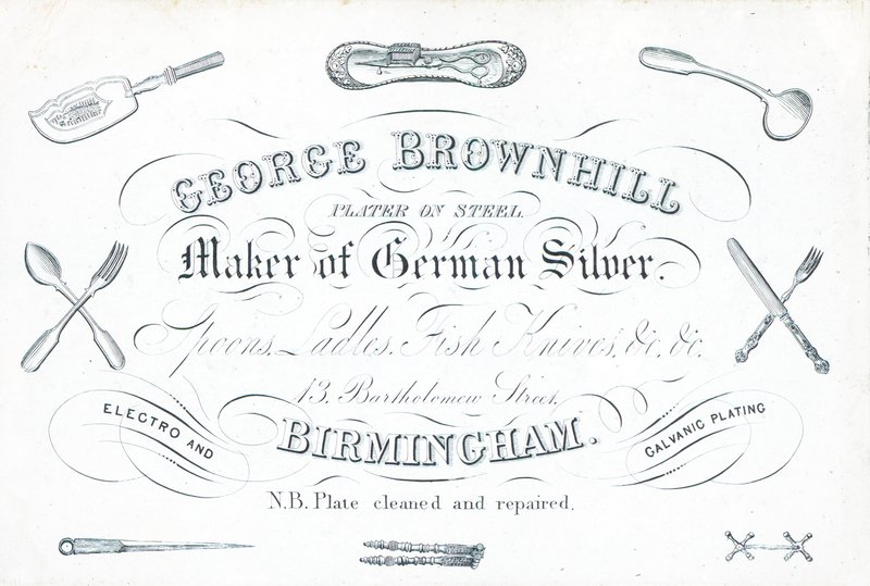 Handelskort, George Brownhill af English School