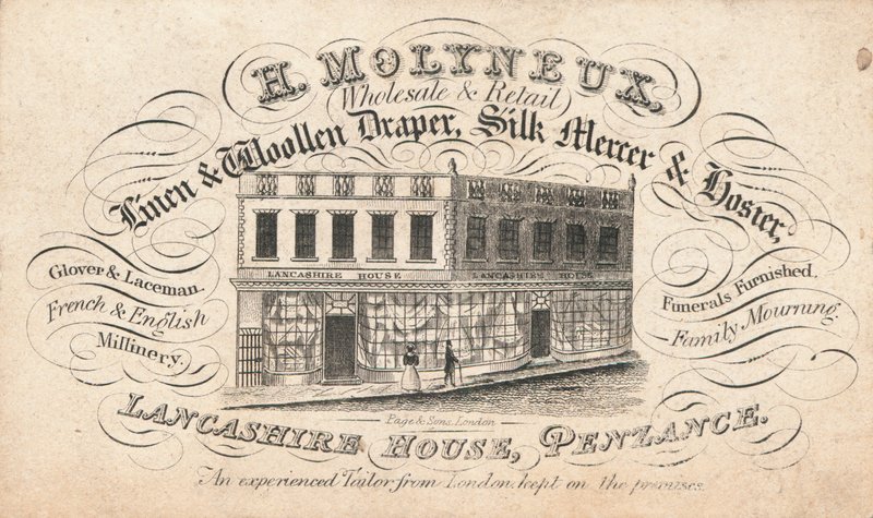 Handelskort, H Molyneux af English School